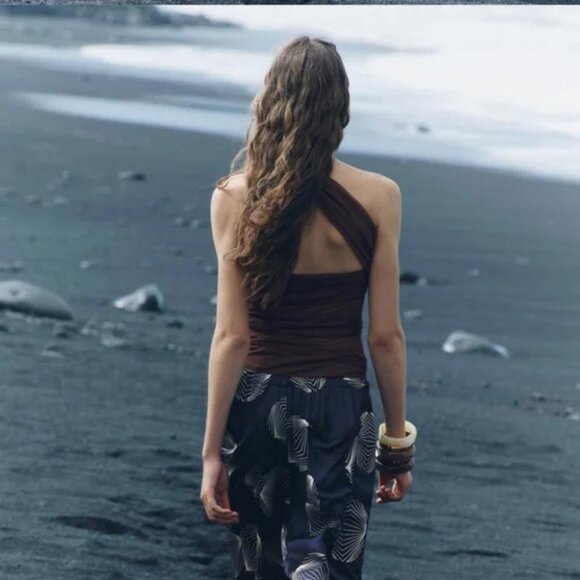 ZARA CUT OUT TULLE SWIMSUIT - Picture 5 of 6